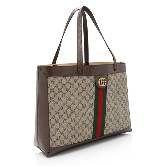 Gucci GG Supreme Ophidia Medium Soft Tote - Picture 2 of 12